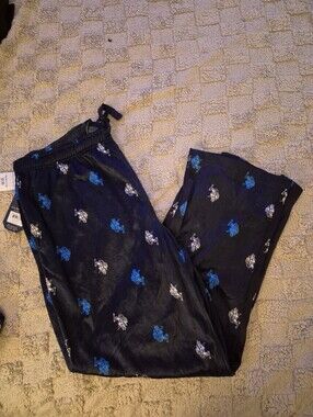 U. S. Polo Assn. Navy Lounge Pants with Blue & White Accents